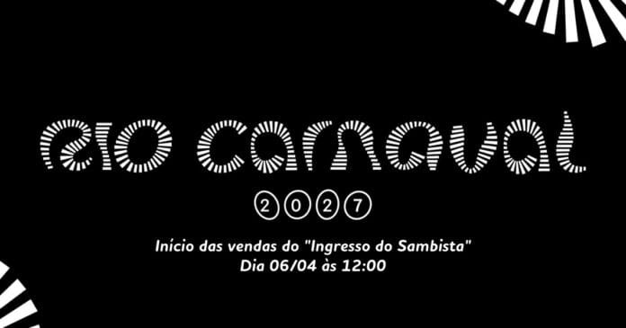 Ingresso do Sambista