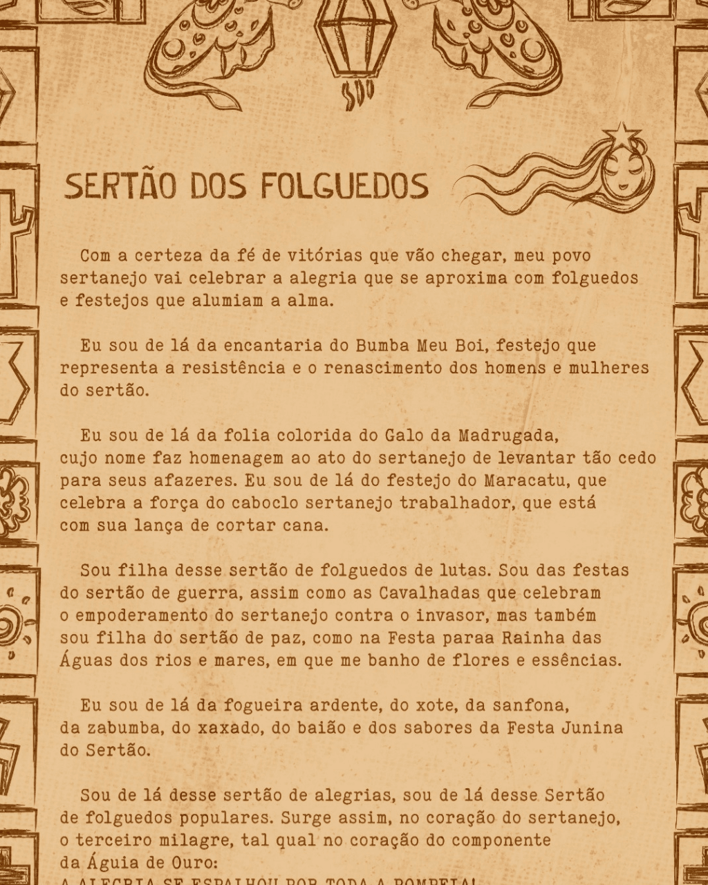 Águia de Ouro anuncia enredo 2027