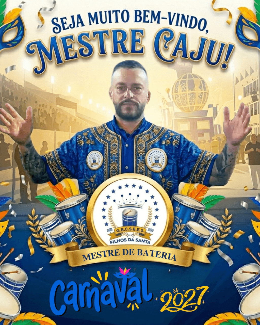 Filhos da Santa anuncia enredo 2027