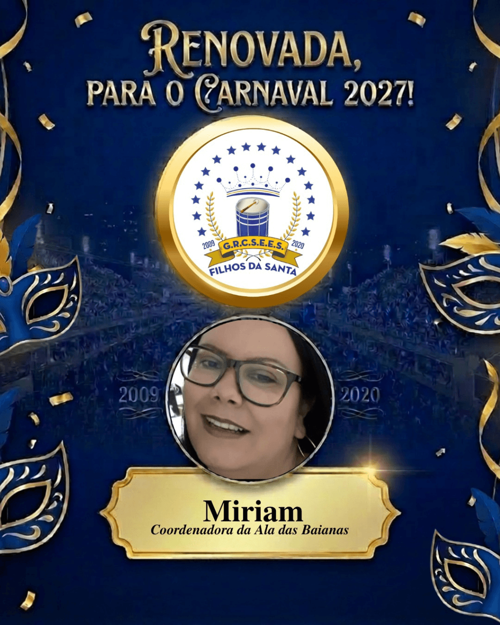 Filhos da Santa anuncia enredo 2027