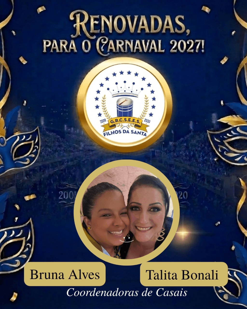 Filhos da Santa anuncia enredo 2027